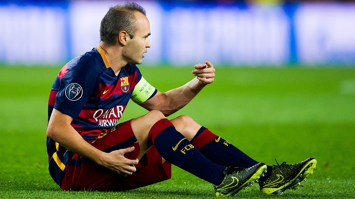 Iniesta lesionado