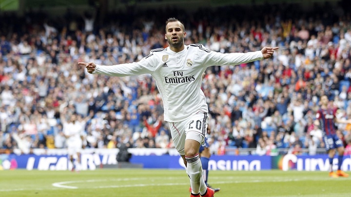 Jese Rodriguez celebrando un gol