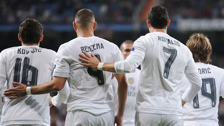 Kovacic Benzema y Cristiano