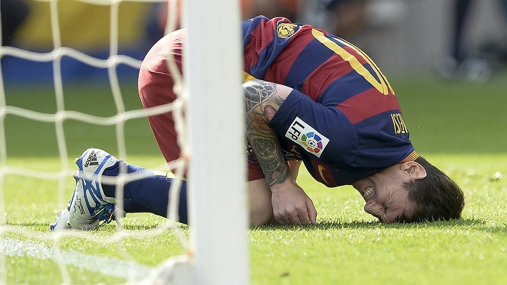 Leo Messi lesionado