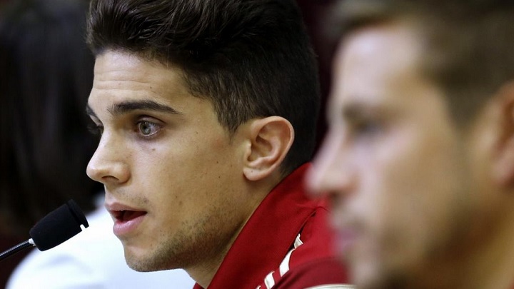 Marc Bartra rueda de prensa