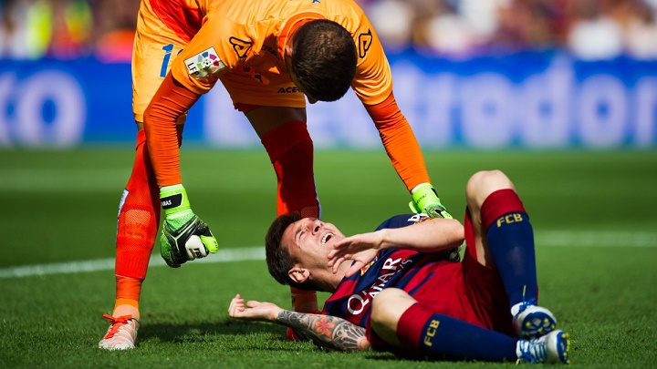 Messi lesionado