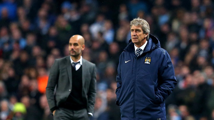 Pellegrini y Guardiola