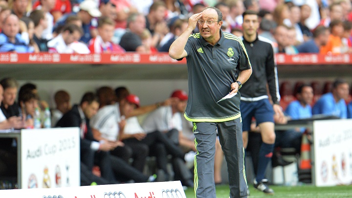 Rafa Benítez en la Audi Cup