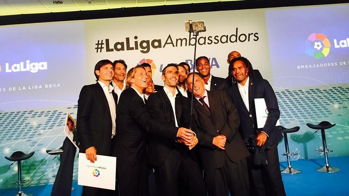 embajadores La Liga selfie