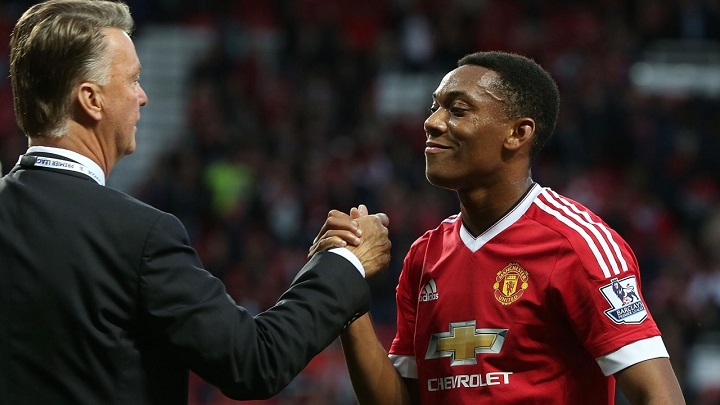 Anthony Martial y Van Gaal