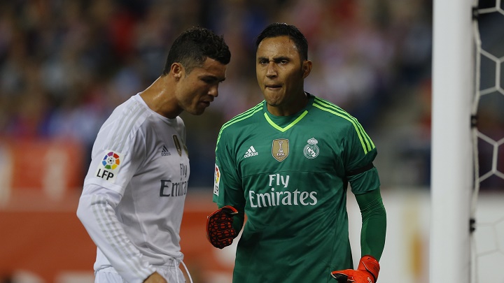 Keylor Navas y Cristiano Ronaldo