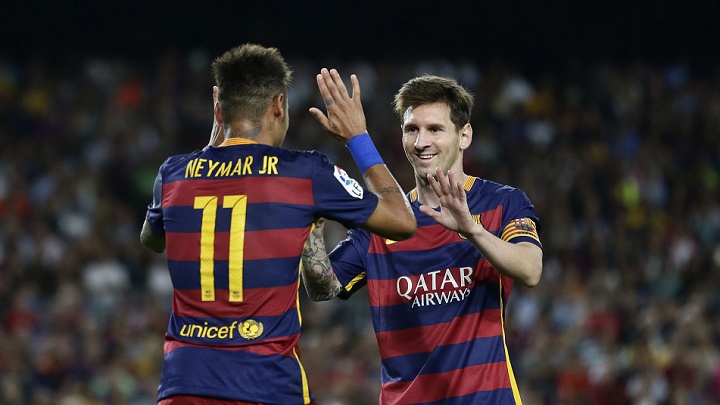 Neymar y Messi