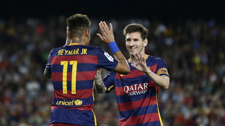 Neymar y Messi