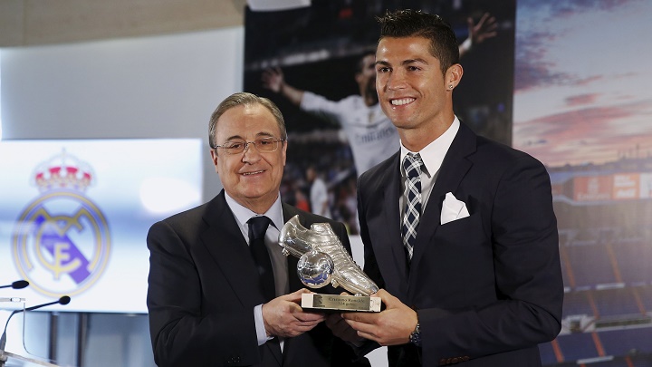 Cristiano Ronaldo y Florentino Pérez