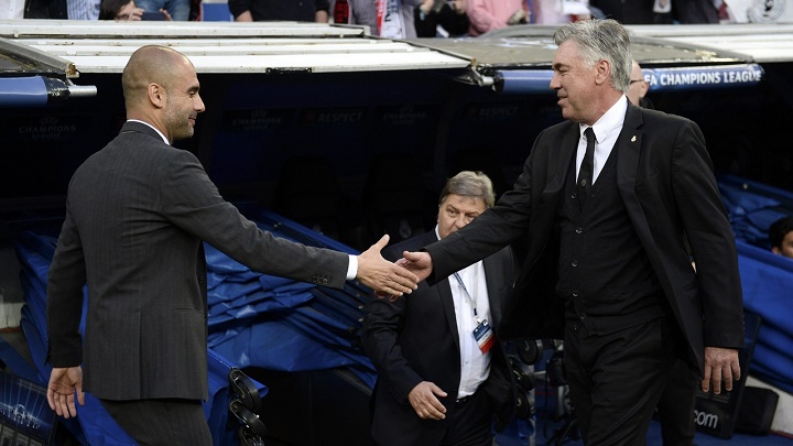 Guardiola y Ancelotti