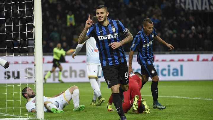 Mauro Icardi celebrando un gol