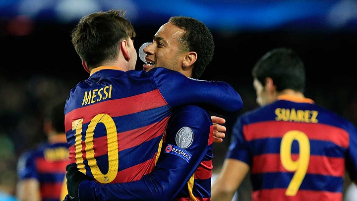 Neymar y Messi