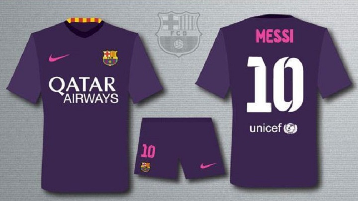 segunda equipacion Barcelona