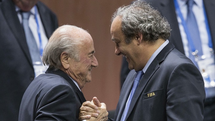 Blatter y Platini