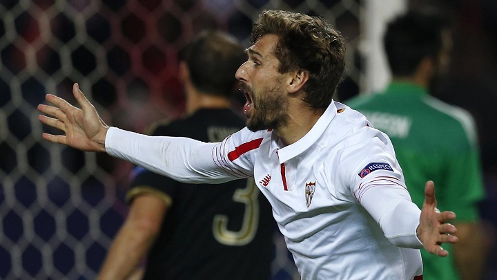 Fernando Llorente celebrando un gol