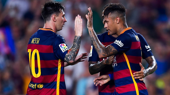 Neymar y Messi