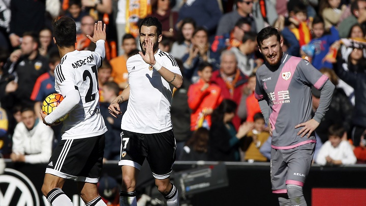 Álvaro Negredo gol ante el Rayo