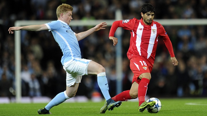 Banega y De Bruyne