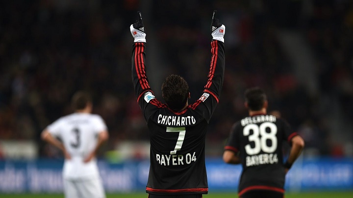 Chicharito Hernandez Bayer Leverkusen