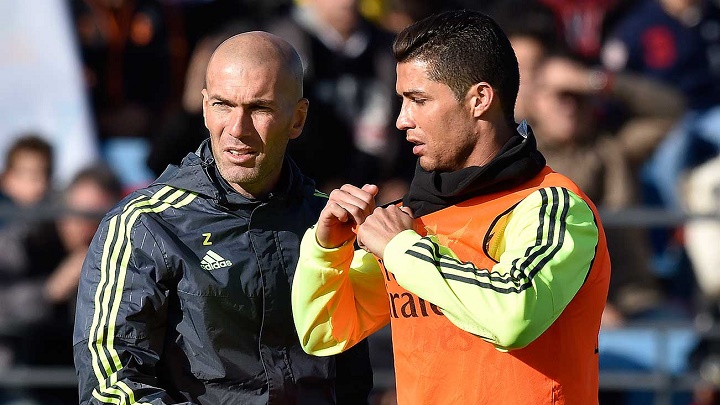 Cristiano Ronaldo y Zinedine Zidane