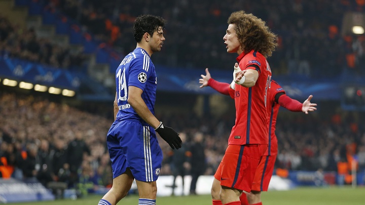 Diego Costa y David Luiz