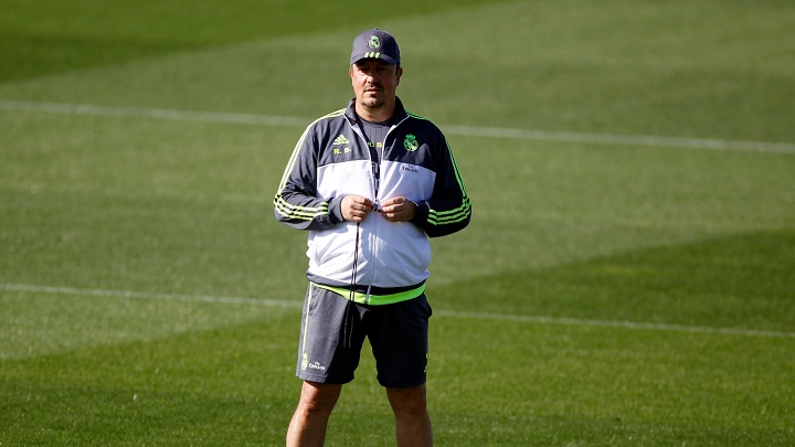 Rafa Benítez entrenamiento Madrid