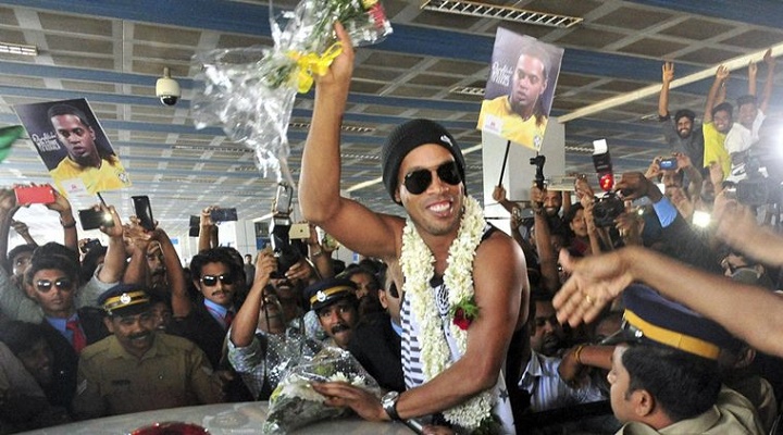 Ronaldinho en la India