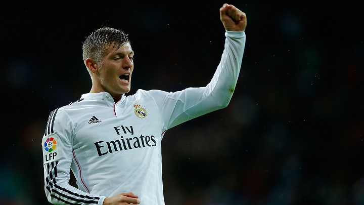 Toni Kroos celebrando un gol