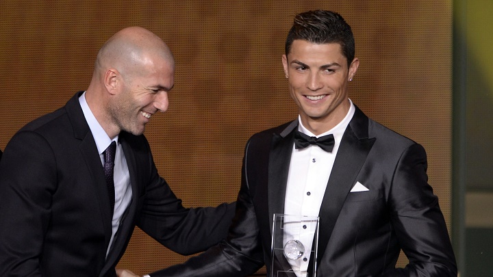 Zidane y Cristiano