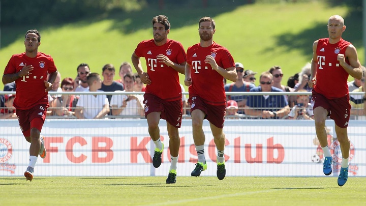 entrenamiento Bayern de Munich