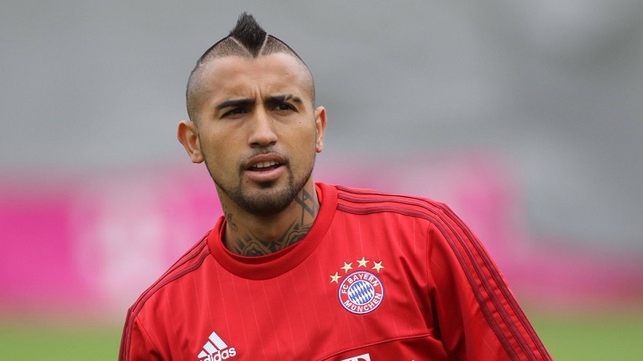 Arturo Vidal entrenamiento Bayern