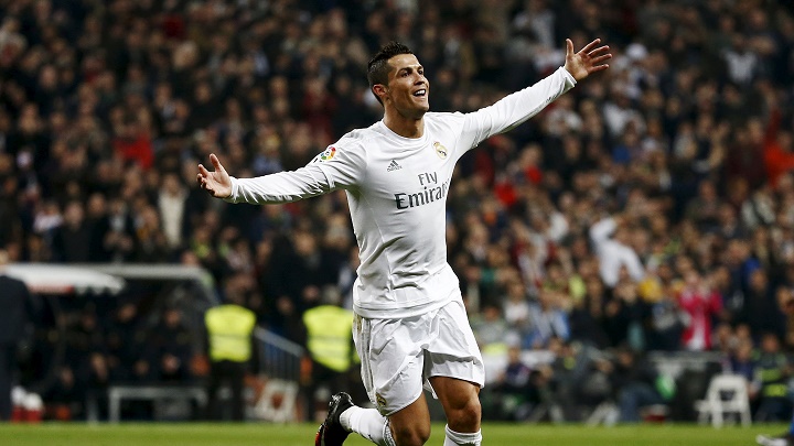 Cristiano celebrando un gol