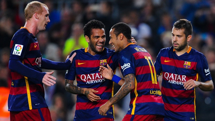 Dani Alves y Neymar