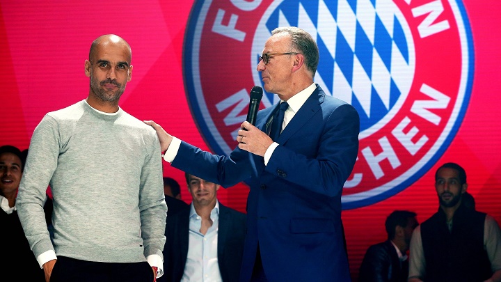 Guardiola y Rummenigge