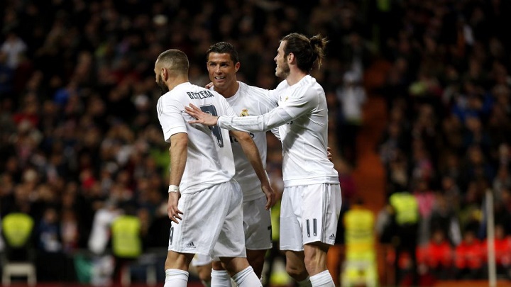 Benzema Cristiano y Bale