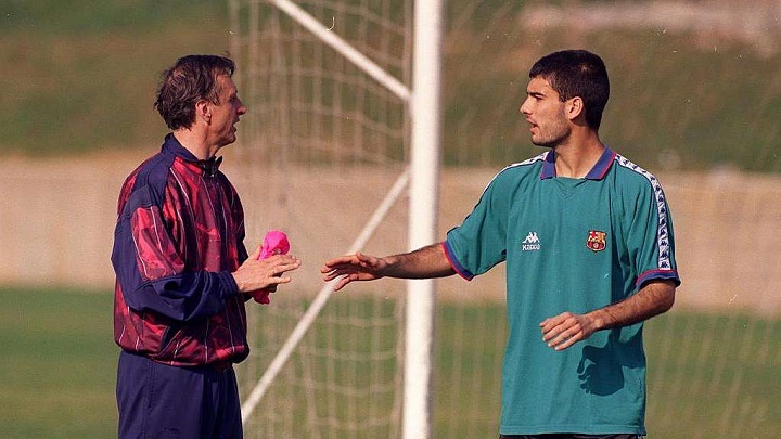 Cruyff y Guardiola