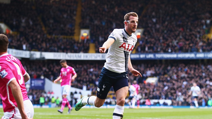 Harry Kane celebrando un gol