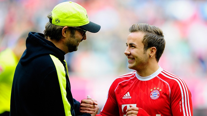 Klopp y Götze