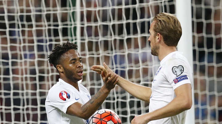 Raheem Sterling y Harry Kane