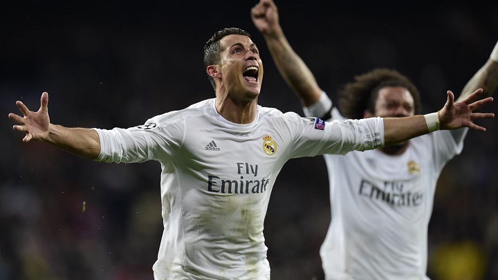 Cristiano Ronaldo celebrando el 3-0