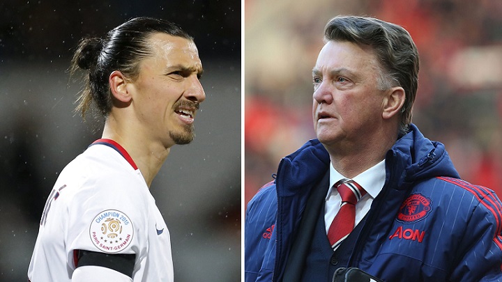 Ibrahimovic y Van Gaal