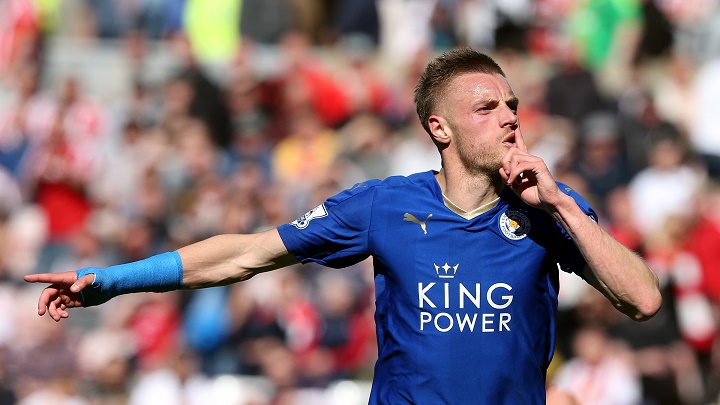 Jamie Vardy celebrando un gol