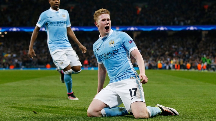 Kevin De Bruyne celebrando un gol