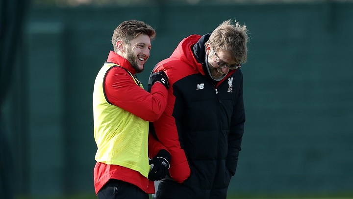 Adam Lallana y Klopp