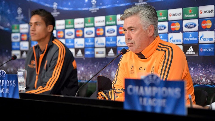 Ancelotti y Varane