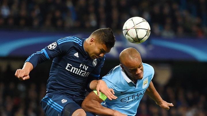 Casemiro y Kompany