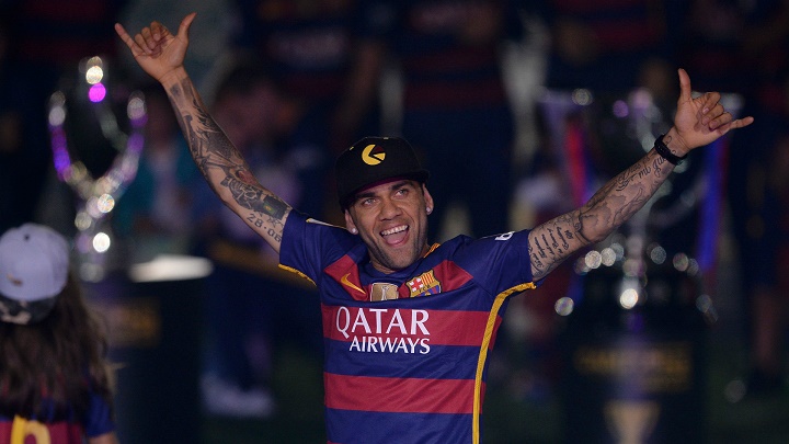 Dani Alves celebracion