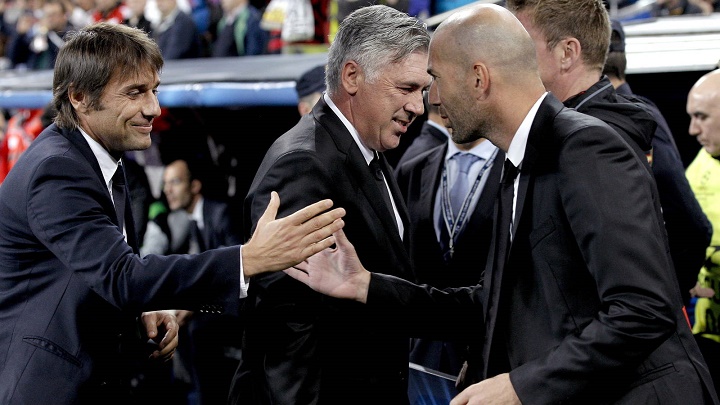 Antonio Conte y Zidane