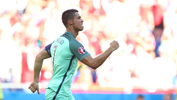 Cristiano Ronaldo celebrando un gol